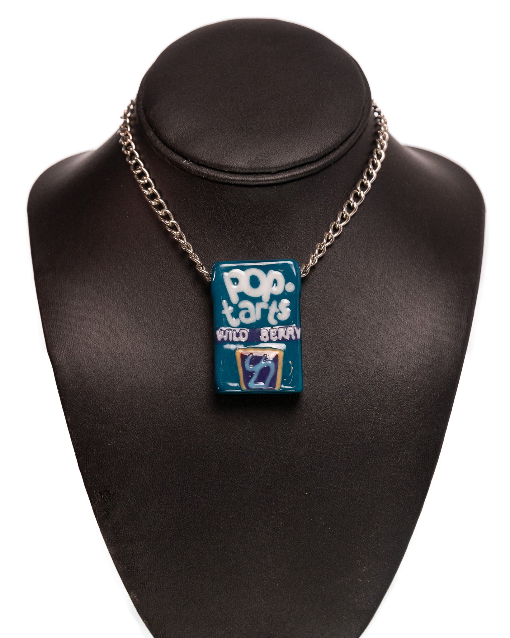 Heretic Glass - Box Pendant - Wild Berry Pop Tarts